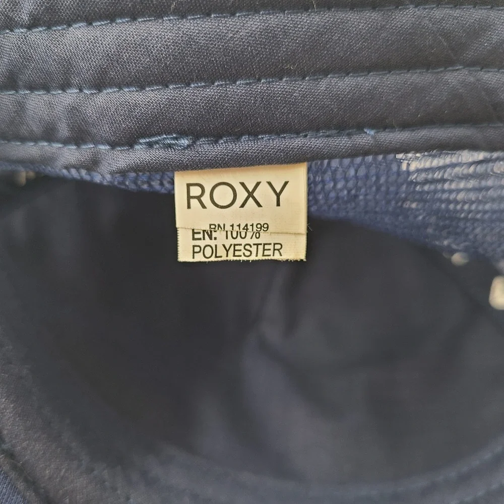 Women Roxy Hat Snapback Trucker Mesh Shades & Shakas Blue Surf Beach Casual Wear